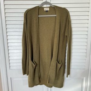 100% cotton cardigan sweater